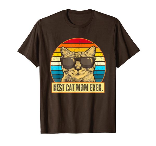 

vintage cat mom ever shirt cat mommy mother gift women, White;black