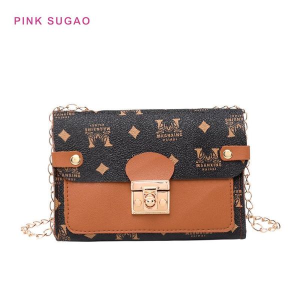 

розовый sugao женщины кошелек роскошные сумки женщин сумки дизайнер дамы руки мешок кожи плеча мешок кроссбоди маленькая цепь