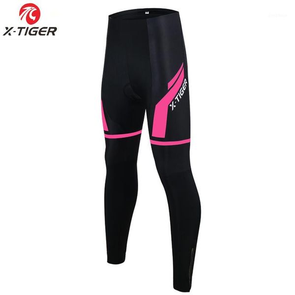 

racing pants x-tiger women pro winter thermal cycling shockproof 3d gel padded bicycle trousers mtb bike tights1, Black;blue