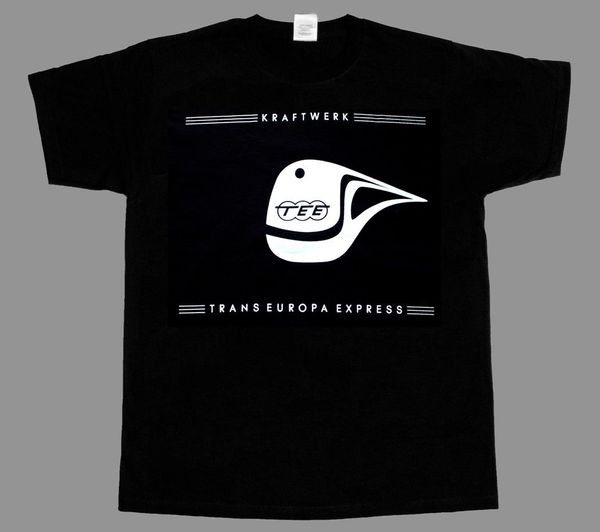 

kraftwerk trans europe express rare t-shirt black short sleeves t shirt tee summer 2018 sport hooded sweatshirt hoodie
