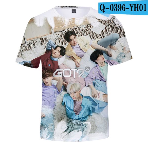 

kpop got7 men streetweart 3d print shirts aesthetic hippie funny men clothing