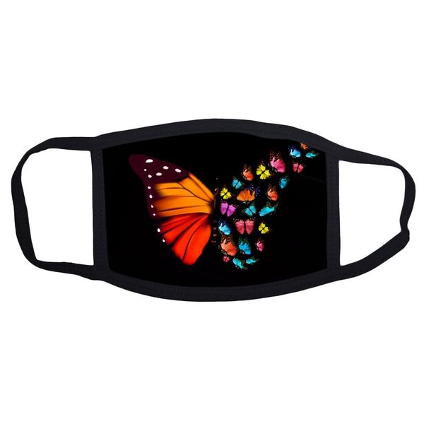 

printed masks fashion colorful butterfly reusable facemask designer decoration for face fabric cloth masque coton reutilis