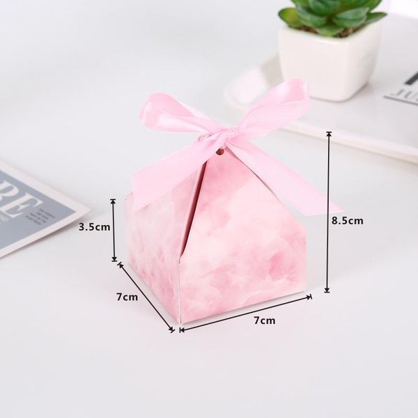 

stobag 20шт 773.5cm ромб box свадьба день рождения конфеты шоколад упаковка marble фавор событие с лентой подарок wmtoqx lottery2010