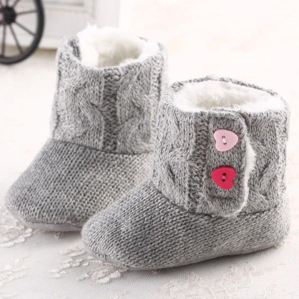 

first walkers baby girl winter snow boots crochet knit fleece shoes toddler wool infant warm soft sole cotton bottom shoes1