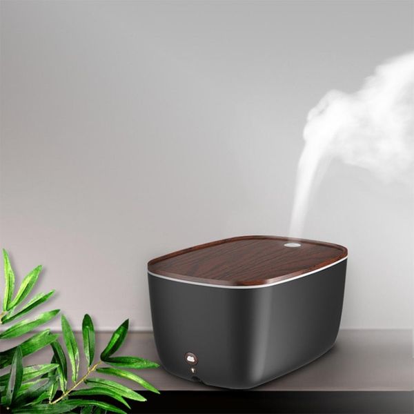 

gxdiffuser gx-22k 24w wood texture household aromatherapy humidifier automatic alcohol sprayer with colorful atmosphere lights water tank c