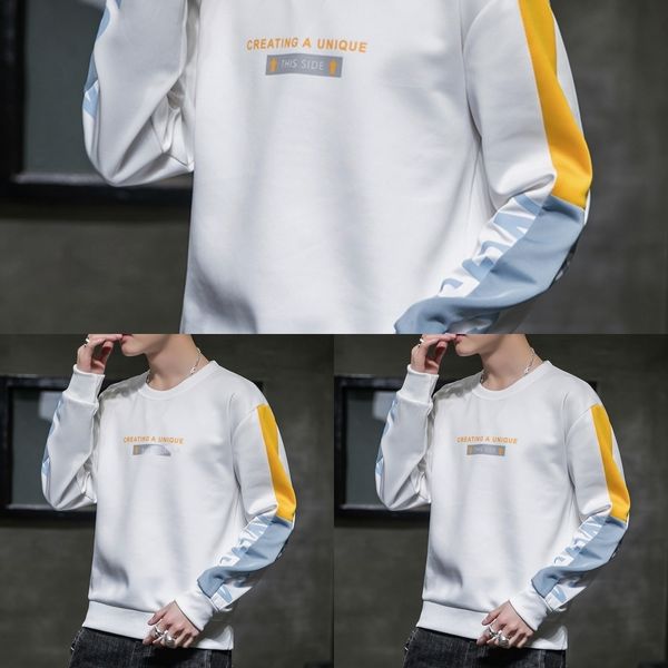 

ryol4 2020 spring and loose sweater fashion men's casual sweater autumn and comfortable youth fashion new men's clothes rypgv, Black