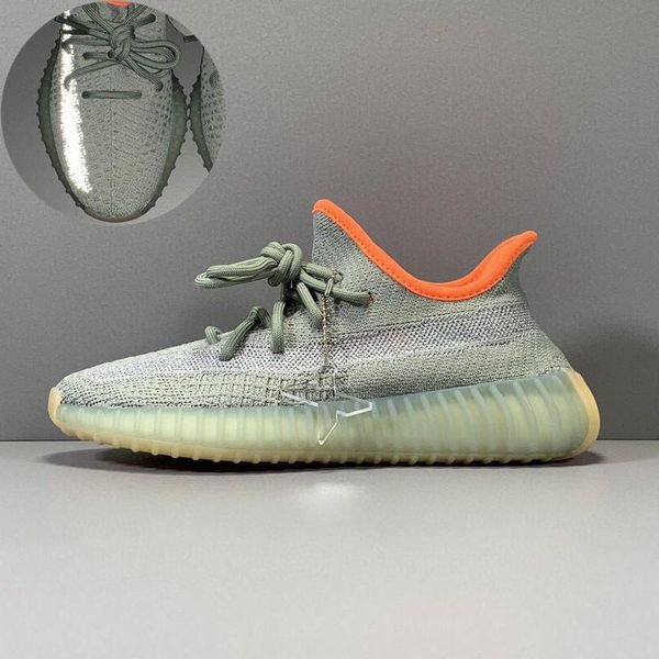 

2020 new kanye black static west running shoes women mens 3m reflective synth antlia gid clay zebra beluga true form sneakers