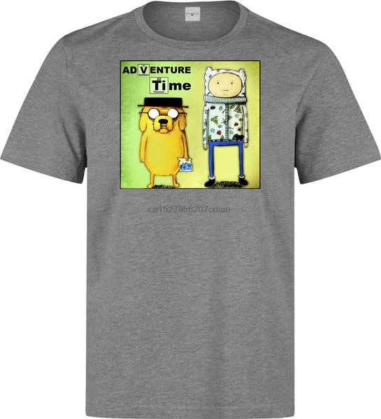 

adventure time finn and jake heisenberg men (woman available) grey t shirt(1) sport hooded sweatshirt hoodie