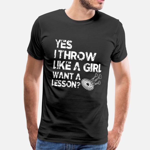 

darts gift yes i throw like a girl want a lesson designers graphic t shirt leisure unique design tracksuit hoodie sweatshirt