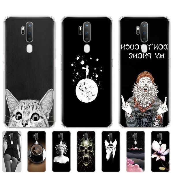 

oppo a9 a5 2020 case soft tpu phone shell back cover for oppoa9 oppoa5 a 9 coque silicon protective funda 6.5" black