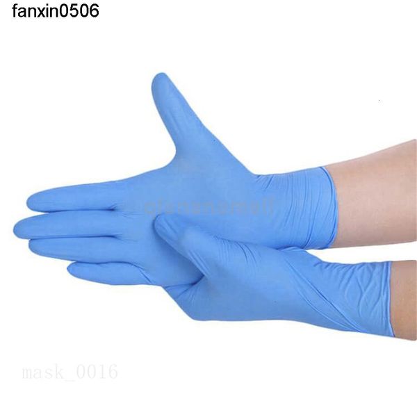 

latex universal work gloves disposable finger cleaning protective home food for 100factory safety black zlk7