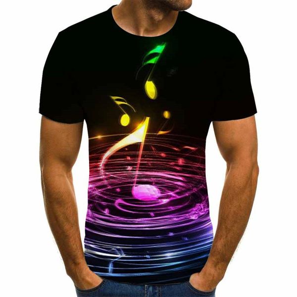 

anime music notes game homme 3d print shirts anime hippie oversized men clothing