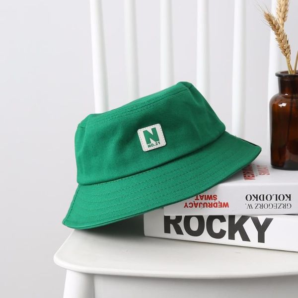 

2020 letter n bucket hat fisherman hats men women outer summer street hip hop dancer cotton panama city cap sun beach bucket