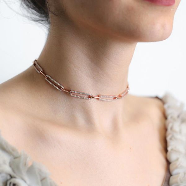 

chains choker chain design necklace turkish handmade 925 sterling silver 30 + 5 cm1