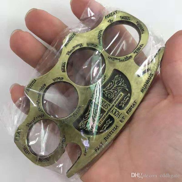 

hell detective constantine brass knuckle dusters gold powerful damage safety equipment, self-defense