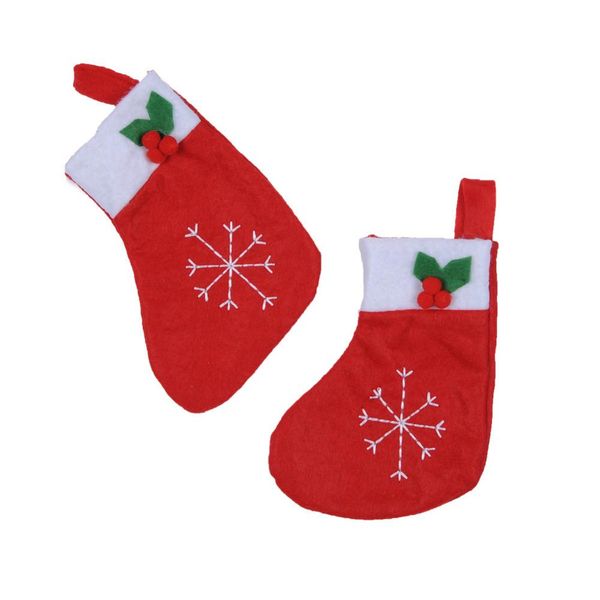

4pcs christmas stockings cutlery bag xmas wedding party birthday gift dinner dinning christmas table decorations tableware set bbyzow
