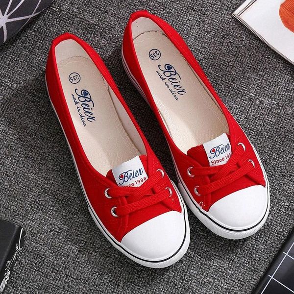 

casual flats shoes woman sneakers shallow mouth flats platform white canvas walking shoes student summer women zapatos mujer #uj1v