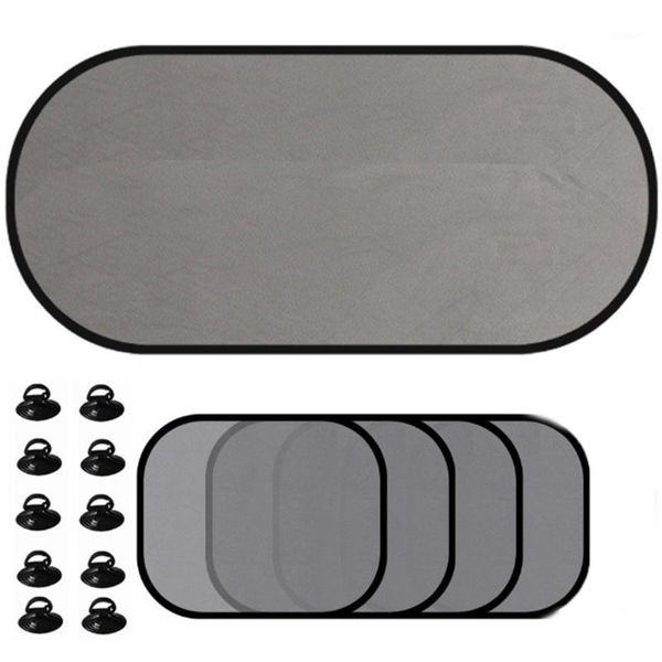 

car sunshade 5pcs cover 3d pocatalyst mesh sun visor window screen curtain interior product with two sucker1