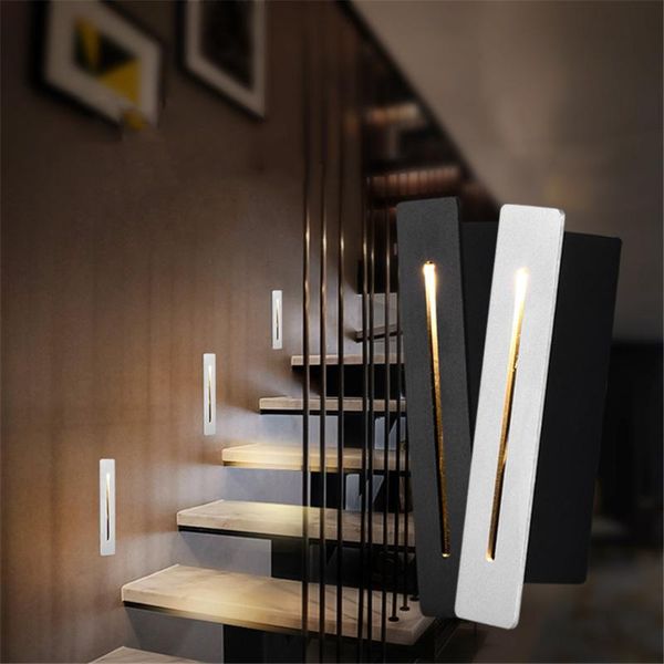 

cree outdoor wall led 3w recessed led stair light ip65 corner wall lights hallway staircase lamp indoor ip20 outdoor bulbs