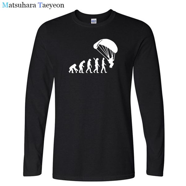 

spring autumn long sleeve men's casual bottoming evolution paraglider crew neck comfortable pullover hooded sweatshirt hoodie men t shi