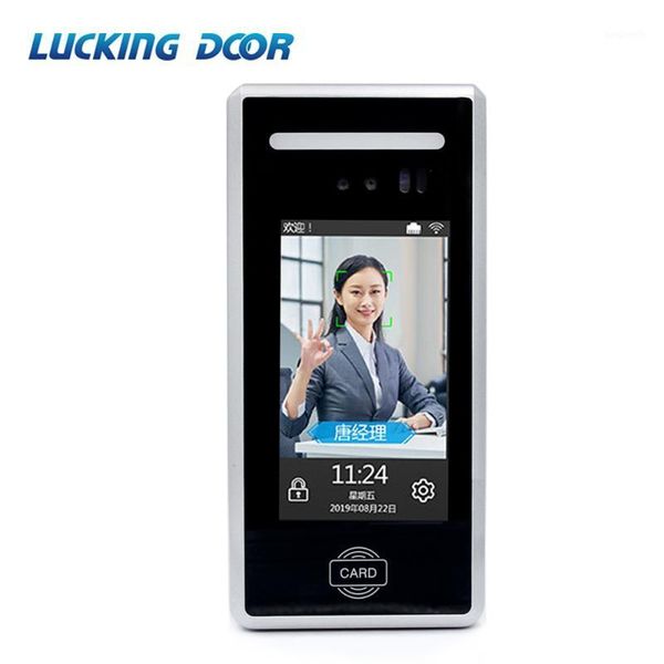 

5inch lcd facial recognition time attendance system md3 dynamic face access control support tcp/ip rs232 wiegand software1
