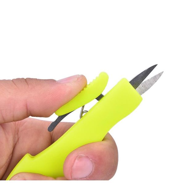 

wholesale- 1pc portable fish shaped fishing line scissor cut clipper multi-purpose fishing tackle scissor fish use scissors