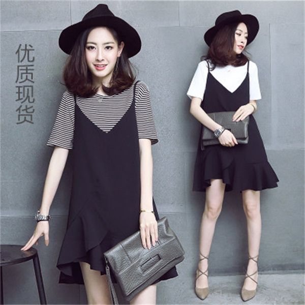 

pregnant women two outfits will see striped dress for woman sets of clothes together femme deux women's clothing 8ief, White