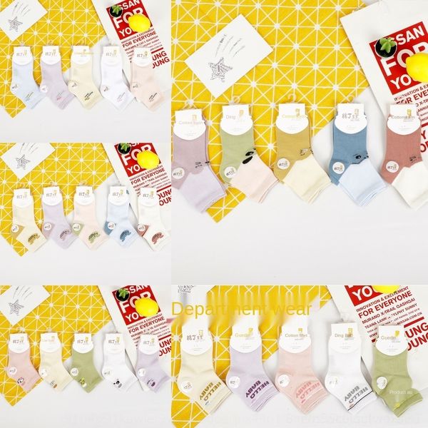 

q4knu 2020 new cartoon autumn clothing pure cotton children's socks boys and girls combed cotton children's socks pkj3w, Black