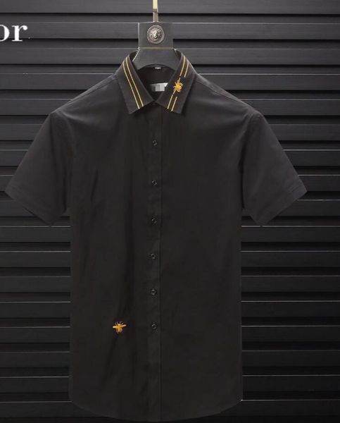 

black and white plaid shirt male short sleeve europe and the united states version of the trend outside wear shirt men hong kong wind gg01, White;black