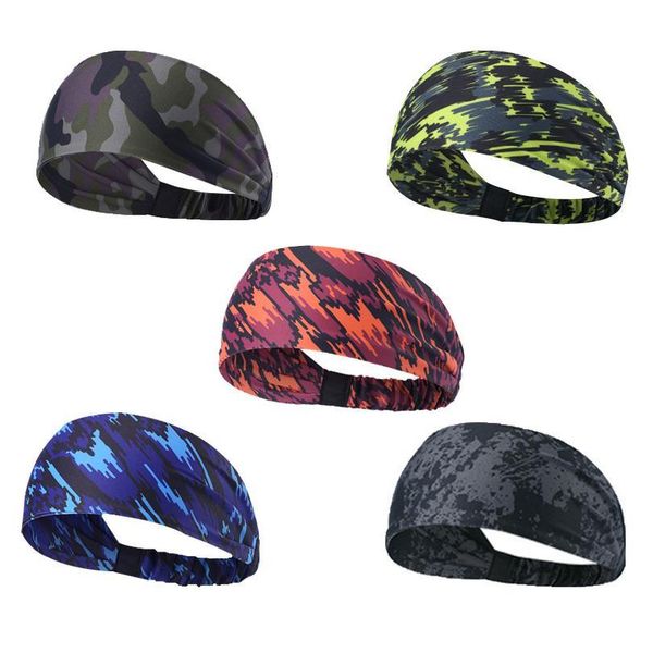 

men sweatband women running sports headband fitness wide snood popular stretchy yoga hairband 1pc quick-dry sal qyltpe