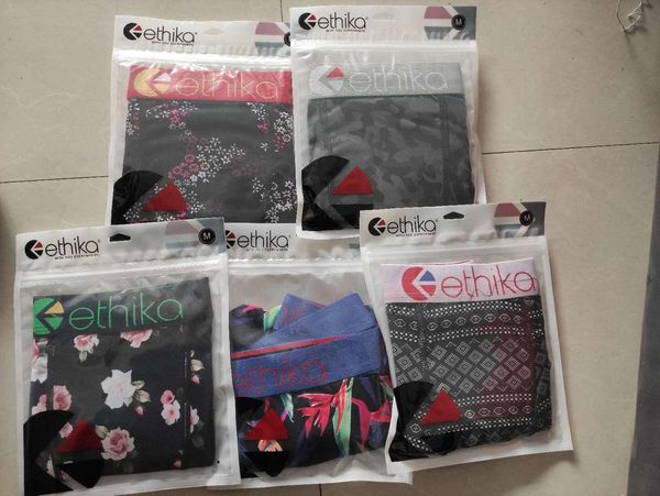 

ethika random styles ethika men boxers underwear sports hip hop rock popular underwear fashion quick dry panties wholesale 015, White;black