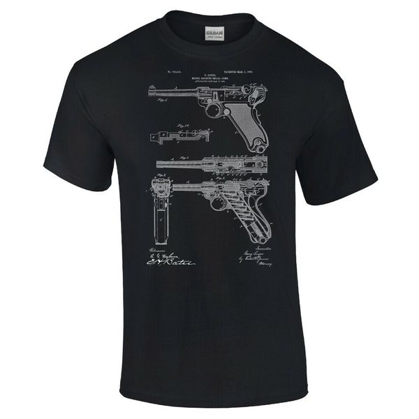 

ww2 luger pistol ww2 gun энтузиаст vintage handgun military подарков новый бренд одежды прохладный o шеи спорта толстовка с капюшоном hoodie