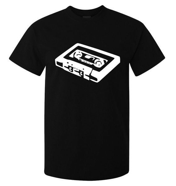 

fashion cool casual cassette stencil artwork hipster vintage men's woman's available black summer sport hooded sweatshirt hoodie m