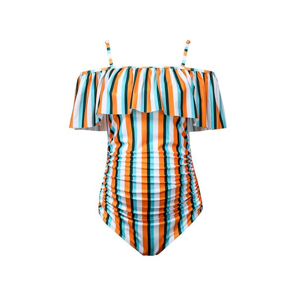 

women clothes 2020swimwear women maternity stripe print bikini swimwear swimsuit bathing suit beachwear premaman pregnant suit ewe, White