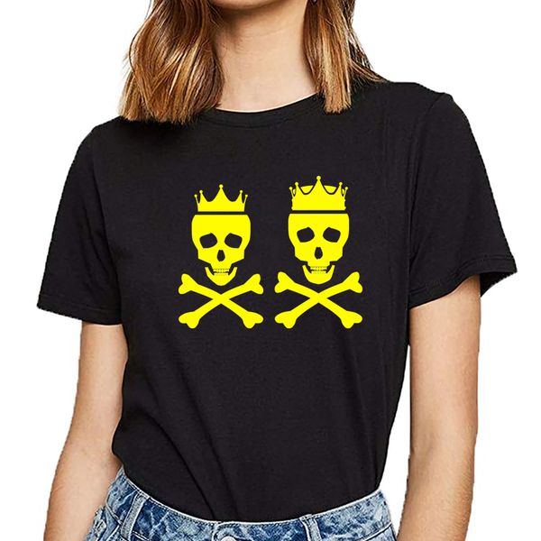 

t shirt women king and queen skulls design black custom female tshirt sport hooded sweatshirt hoodie