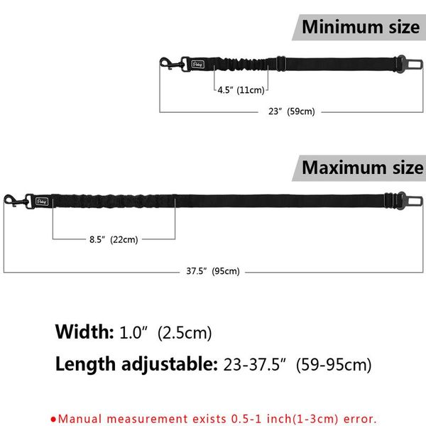 

adjustable pet dog cat car seat belt safety leads vehicle seatbelt harness nylon car restraint with elastic bung sqccaf