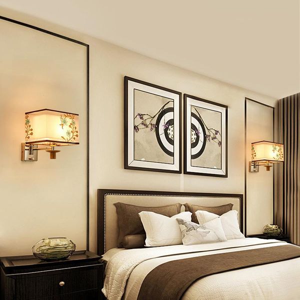 

wall lamp vintage nordice crystal lampes suspendues stone rope mirror light bedside corridor dining room