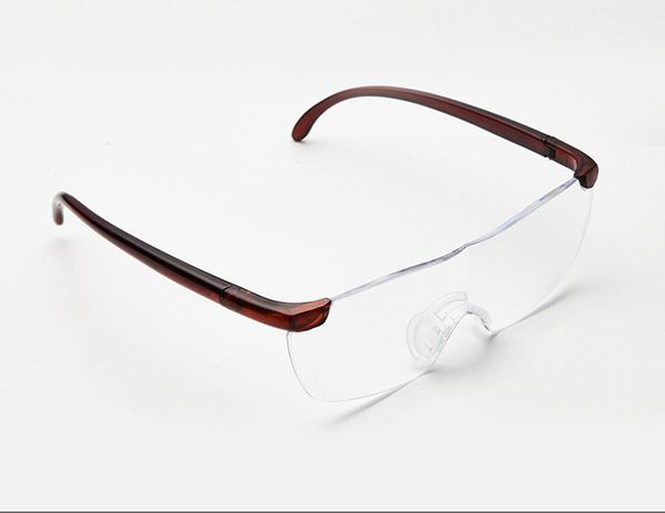 

2 colors women men glass magnifying eyewear glasses see 160% more better magnifier magnifiers