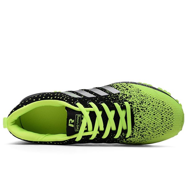 

light 35-47 anti-skid men's lovers breathable mesh running sneakers zapatos de hombre tenis men shoes 46, Black