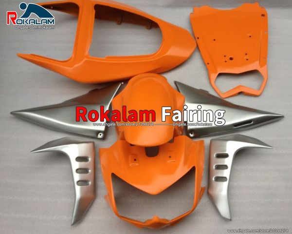 Kit de feiras para Kawasaki Z1000 Z750S 03 04 05 06 Z 1000 Z 750S 2003 2004 2005 2006 Laranja Aftermarket Motocicleta Fairing (moldagem por injeção)