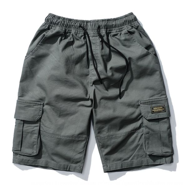 

street hip hop trend baggy shorts men's summer ins super shorts overalls fire pocket fashion brand yu wenle overalls pants xuq7a, Blue