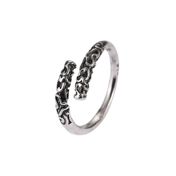 

golden hoop ring classic vintage jewelry for women men gift punk rings, Silver