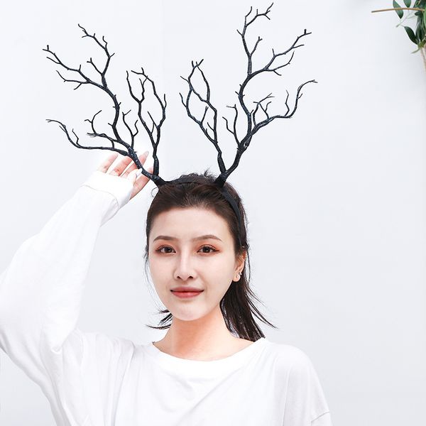 

girl branch hairband p exaggerated hair accessories studio stage mori party antler headdress