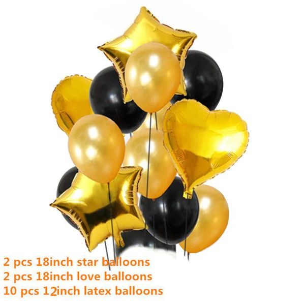 

14pcs 12inch металлические цвета латексные шары конфетти воздушные шары надувные бал для свадьбы день рождения balloon supplies wmtvzn