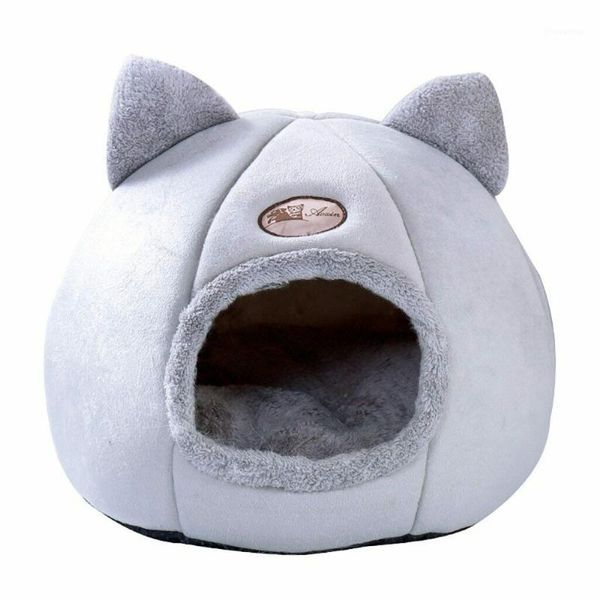 

bed house cat pet tent dog kennel warm puppy nest mat soft cave portable sleep1