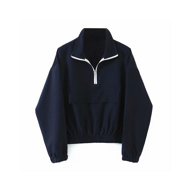 

весна осень женская хлопковая куртка пальто молния отключить воротник винтажный сплошной куртка женский высококачественный пиджак parkas, Black;brown