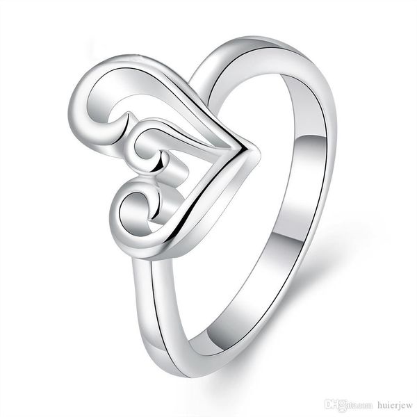 Heart Ring for Women Wedding Engagement Rings Fashion Korean Jewelry Brands 925 Sterling Silver Masonic Silver Rings