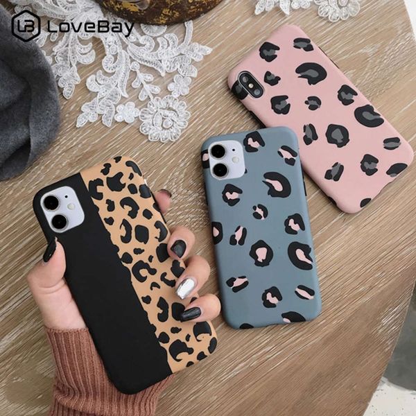 

lov leopard print mobile phone cover, luxury soft back cover, suitable for vip 11, 12, mini pro, xs, max, xr, x, se2020, 8, 7, 6, 6s plus