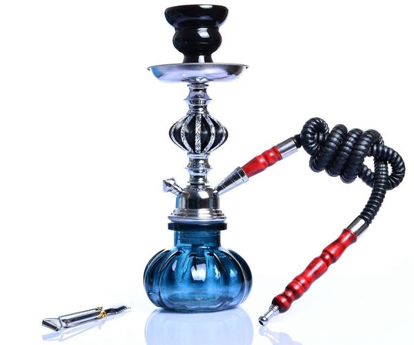 

hookah glass set vase base water smoking pipe with ceramic sheesha bowl chicha narguile for bar,wedding,party,club