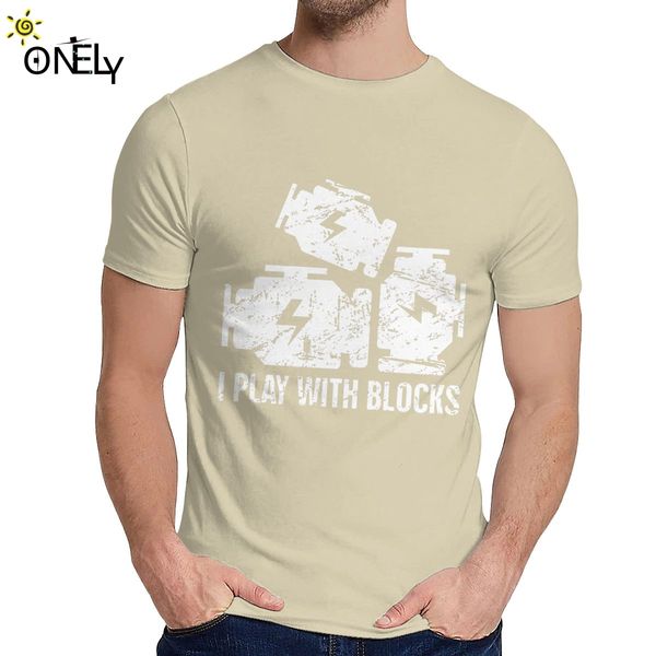 

men t shirt i play with blocks mechanic car fix engineer comfortable geek o-neck cartoon print t shirt sport hooded sweatshirt hoodie